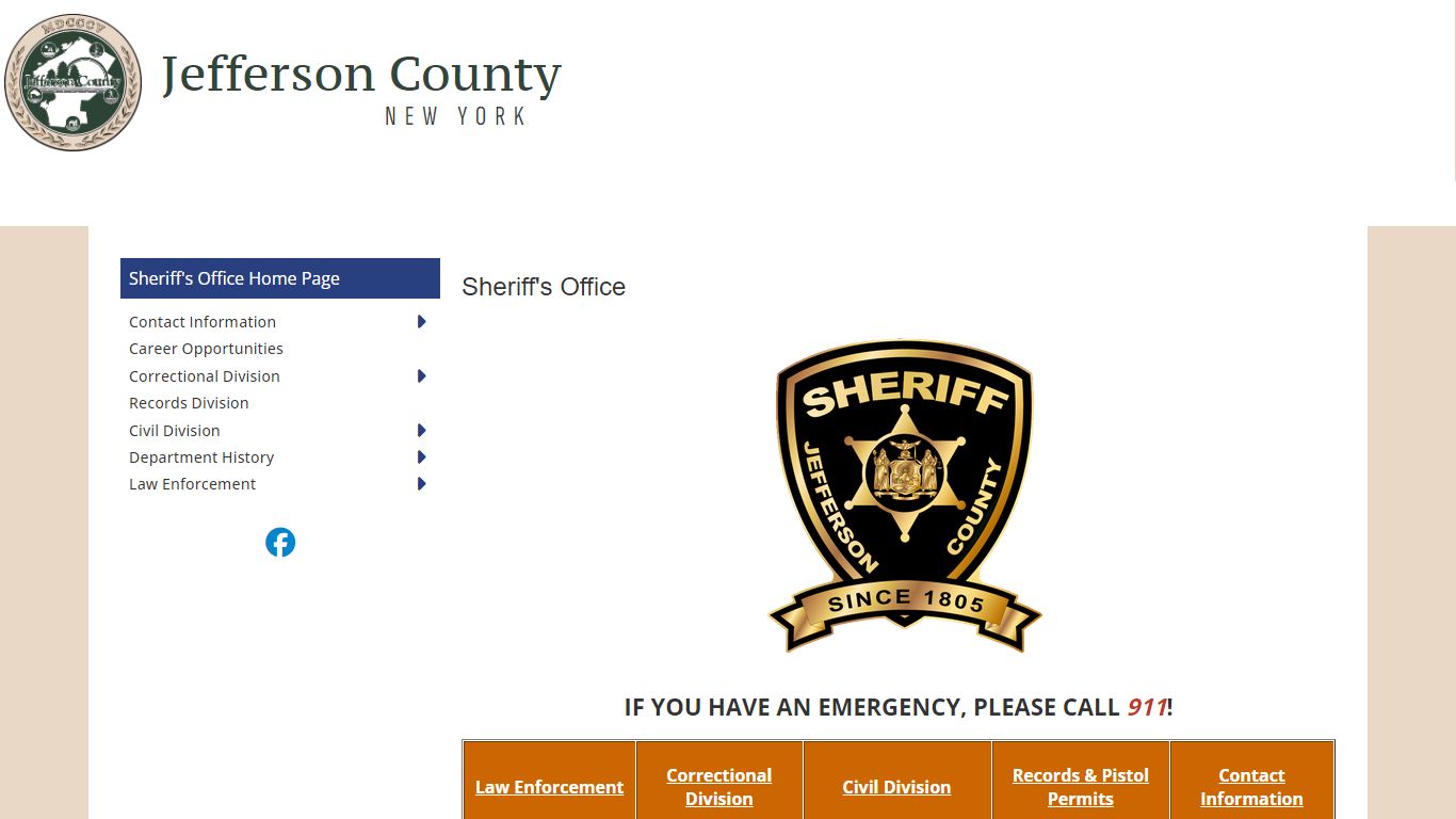 Welcome to Jefferson County, New York - Sheriff's Office